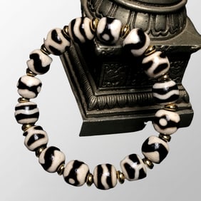 Tibetan DZI Agate Beads Bracelet
