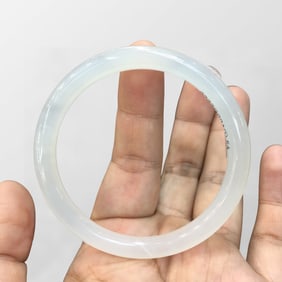 Inside Diameter 56mm Chinese Natural Hetian Jade Bracelet