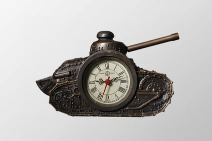 Vintage Brass Mechanical Clock