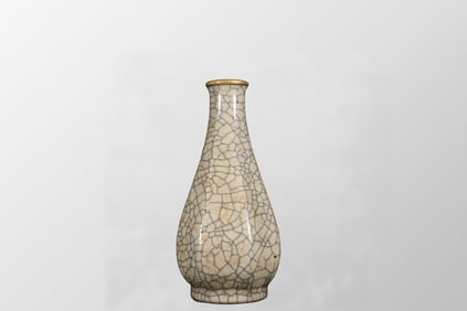 Vintage Chinese Ge Kiln Porcelain Vase