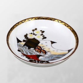Japanese Gilt Gold Porcelain Plate