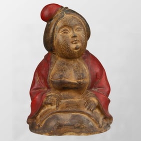 Vintage Chinese Stone Woman Statue