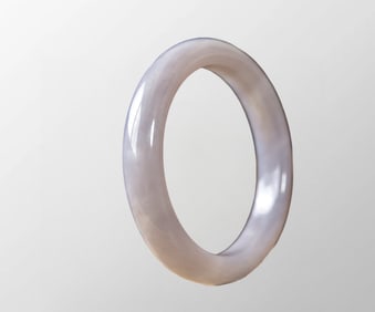Inside Diameter 57.3mm Chinese Natural Hetian Jade Bracelet
