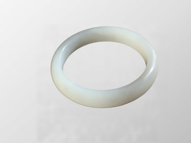 Inside Diameter 57mm Chinese Natural Hetian Jade Bracelet