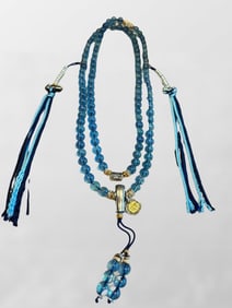 Beautiful Aquamarine Beads Necklace