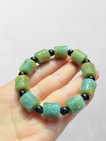 Beautiful Jadeite Beads Bracelet