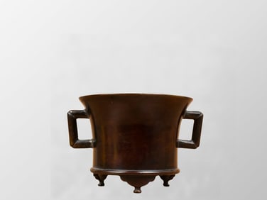 Vintage Chinese Copper Double Ear Incense Burner