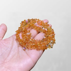 Beautiful Yellow Crystal Bracelet/Necklace