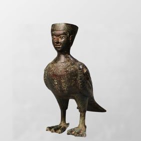 Vintage Chinese Bronze Statue