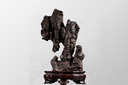 Vintage Tiahu Stone Mountain Shape Statue