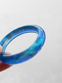 Inside Diameter 60.4mm Beautiful Aquamarine Bracelet