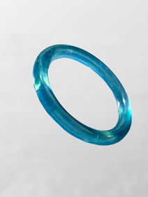 Inside Diameter 58mm Beautiful Aquamarine Bracelet