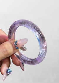 Inside Diameter 53.8mm High Quality Beautiful Purple Lithium Bracelet