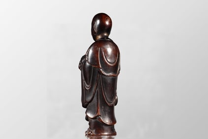 Vintage Chinese Copper Arhat Statue