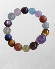 Beautiful Multi-coloured Crystal Beads Bracelet