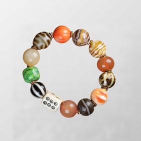 Beautiful Agate Beads Bracelet