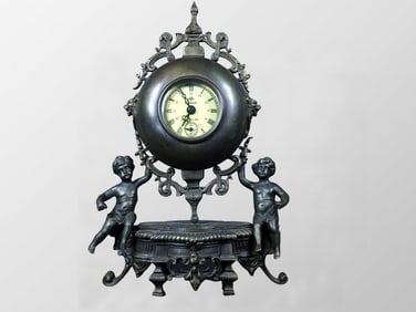 Vintage Bronze Mechanical Clock