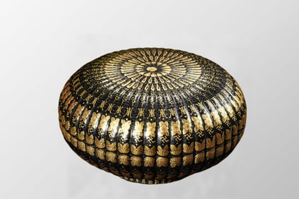 Chinese Gilt Gold Lacquerware Jewellery Box