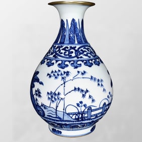 Chinese Blue And White Porcelain Vase
