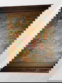 Vintage Buddhism Heart Sutra Statue