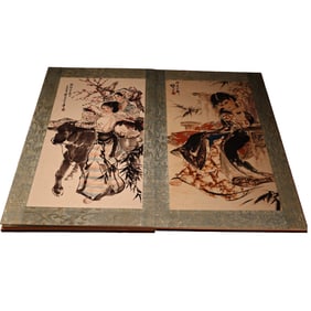 Chinese Watercolour On Xuan Paper Painting Album