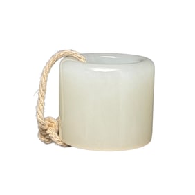 Inside Diameter 21MM Chinese Hetian Jade Thumb Ring