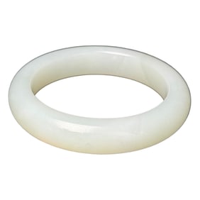 Inside Diameter 55mm Superb Chinese Hetian Jade Bracelet