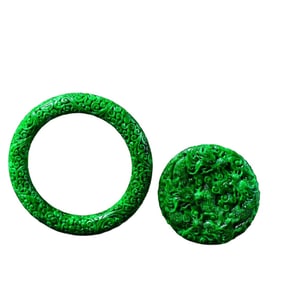 Inside Diameter 57.8mm Exquisite Green Jadeite Bracelet w Hand Carved Green Jadeite Dragon Pendant