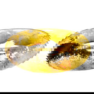 Inside Diameter 58mm Exquisite Yellow Rutilated Quartz Bracelet: Inside Diameter 58mm Exquisite Yellow Rutilated Quartz BraceletInside Diameter: 58 (mm) 2.28 (inches)Dimension: 19 x 12 (mm)0.75 x 0.47 (inches)Weight: 0.23 lbs/ 103gFlat Inner Bangle (Ping An