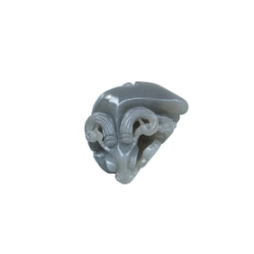 Chinese Hetian Jade Carved Fortune Sheep Statue