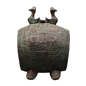 Vintage Chinese Bronze Drum