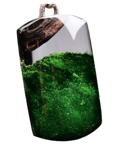 Beautiful Green Crystal Lucky Pendant