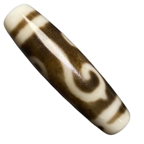 Old Tibetan DZI Agate Lucky Pendant