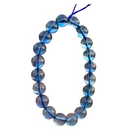 Hand Woven Beautiful Aquamarine Beads Bracelet