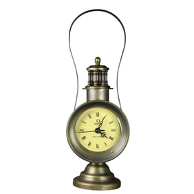 Vintage Chinese Bronze Mechanical Clock