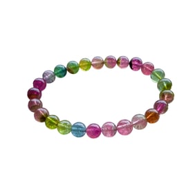 Hand Woven Exquisite Tourmaline Beads Bracelet