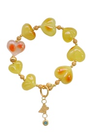 Hand Woven Beeswax Beads Bracelet
