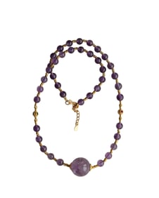 Beautiful Amethyst Beads Necklace
