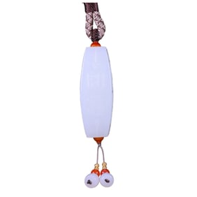 Superb Chinese White Hetian Jade Lucky Pendant