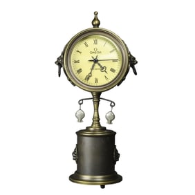 Vintage Bronze Mechanical Clock