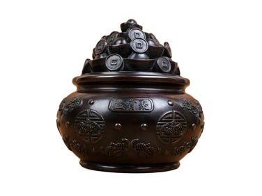 Vintage Chinese Copper Incense Burner