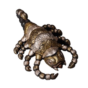 Vintage Copper Scorpion Statue