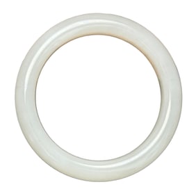 Inside Diameter 59mm Superb Chinese White Hetian Jade Bracelet