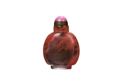 Vintage Chinese Peking Glass Snuff Bottle