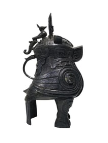 Vintage Chinese Bronze Statue