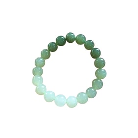 Hand Woven Chinese Hetian Jade Beads Necklace