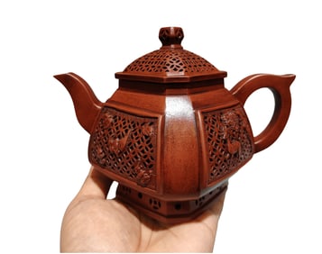 Antique Chinese Yixing Zisha Teapot