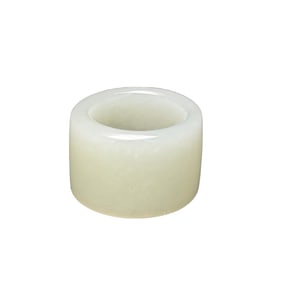 Inside Diameter 22 MM Chinese Hetian Jade Thumb Ring