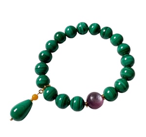 Hand Woven Malachite Beads Bracelet