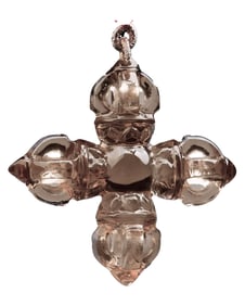 Beautiful Crystal Carved Pestle Xiangmo Pendant